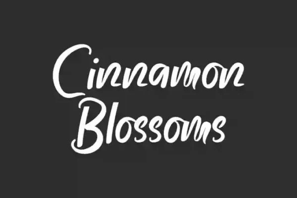 Cinnamon Blossoms – Display Font