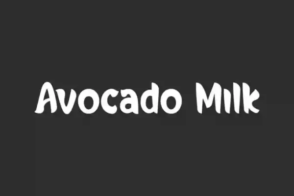 Avocado Milk – A Modern Font