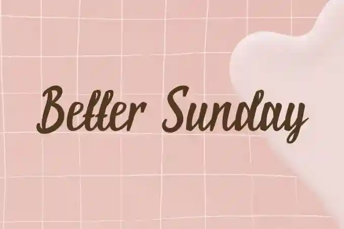 Better Sunday Handwriting Font - Image 9