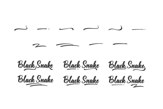 Black Snake Font - Image 9