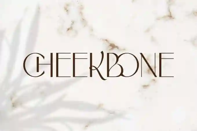 Cheekbone Display – A Bold Font - Image 9