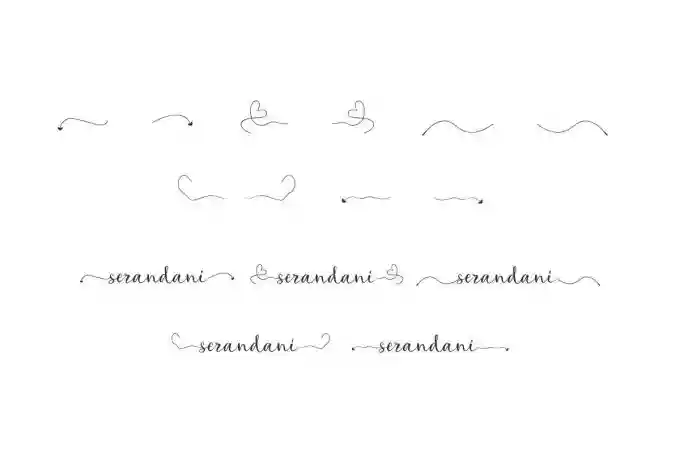 Serandani Calligraphy Font - Image 9