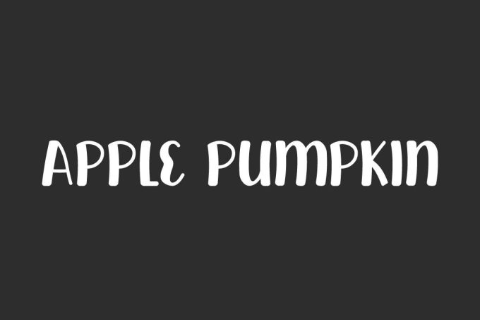 Apple Pumpkin Font