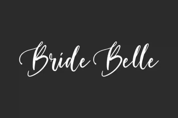 Bride Belle – A Romantic Font