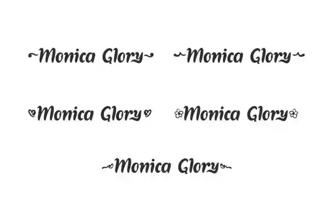Monica Glory – A Handwriting Font - Image 7