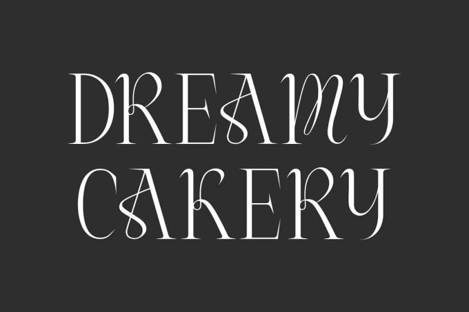 Dreamy Cakery Font