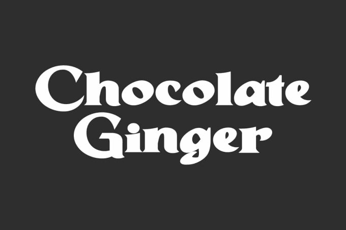 Chocolate Ginger Font