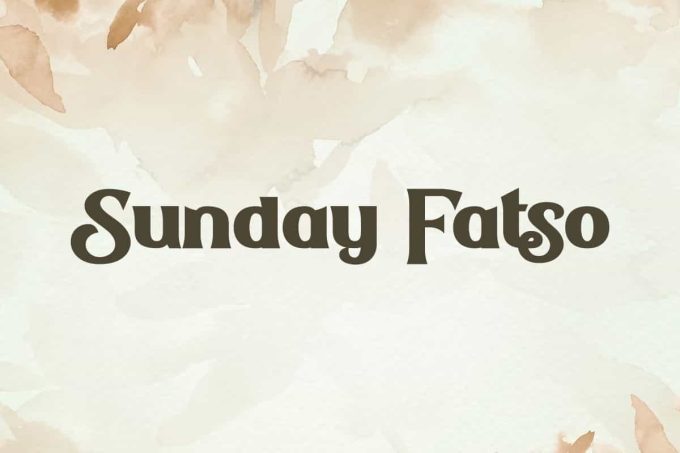 Sunday Fatso Font - Image 9