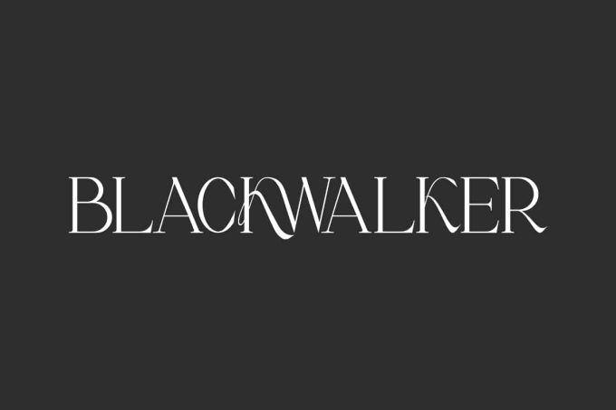 Blackwalker Font