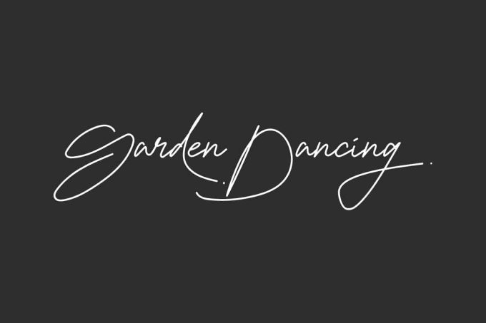 Garden Dancing Font