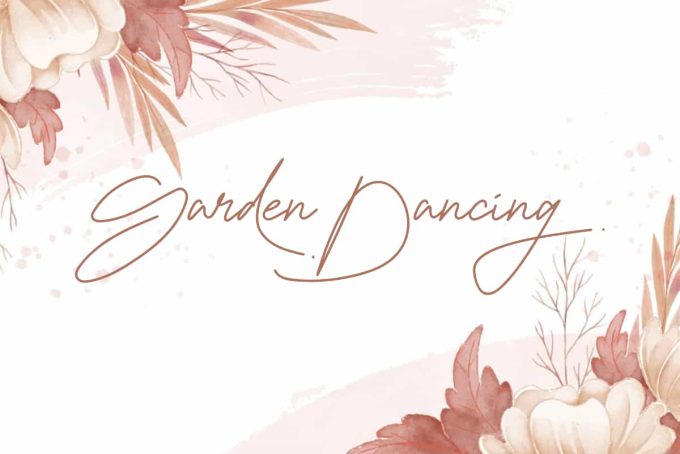 Garden Dancing Font - Image 10