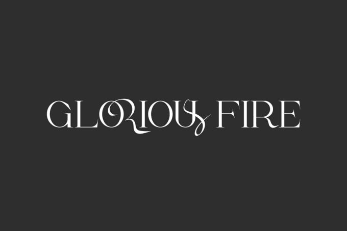 Glorious Fire Font