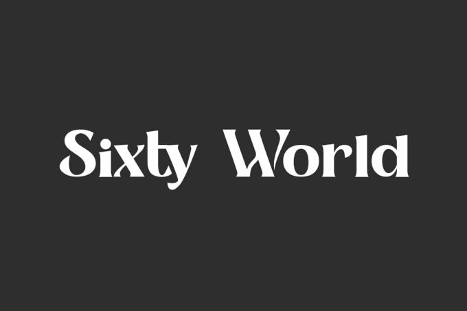 Sixty World Font