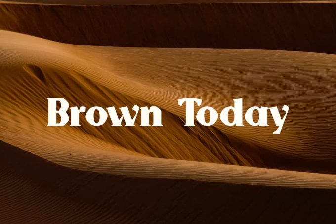 Brown Today Font - Image 9