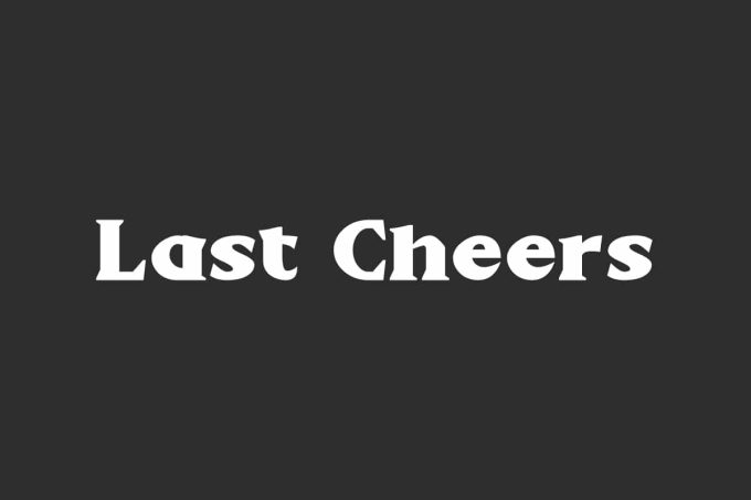 Last Cheers Font