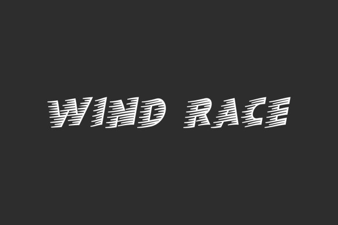 Wind Race Font