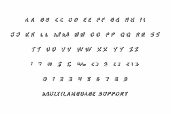 Wind Race Font - Image 5