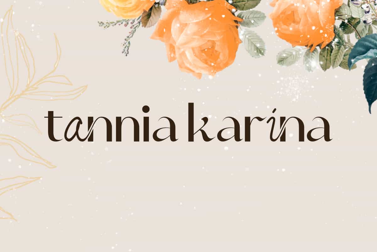 Tannia Karina – Display Font - Image 11