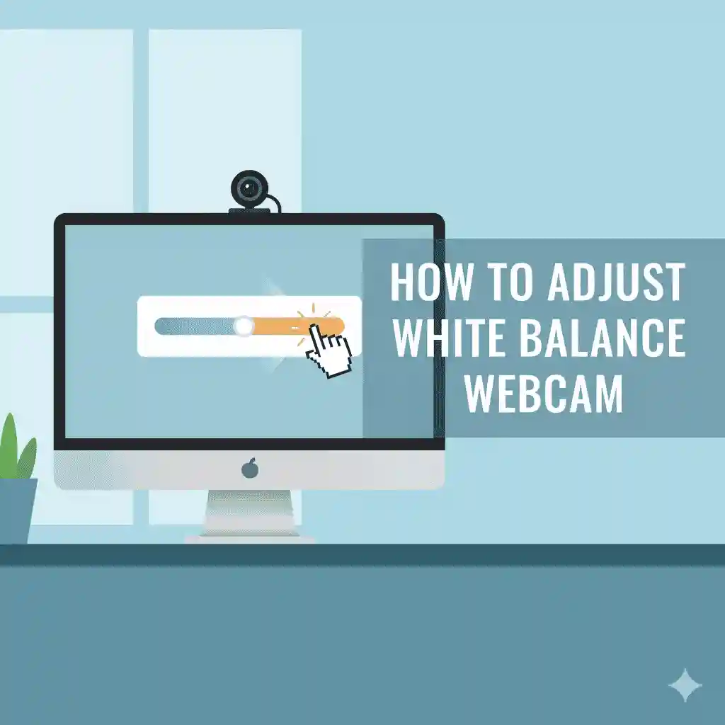 How to adjust white balance webcam – VinType Studio